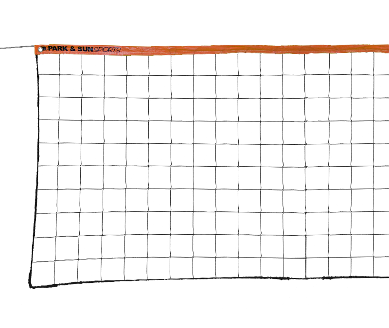 Park and Sports Orange VN-3 Steel Cable Outdoor Volleyball Net