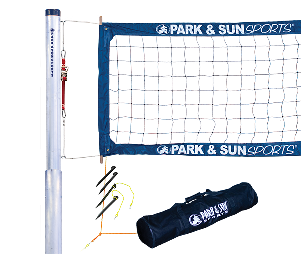 Park and Sports Tournament 4000 Professional Telescopic Complete Outdoor Volleyball Net System