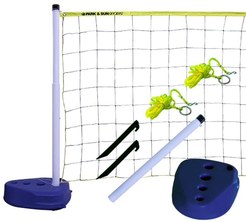 Outdoor Volleyball Net System Pool Volleyball Set Park and Sun Sports