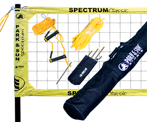 Park and Sun Sports Yellow Spectrum Classic Volleyball System