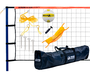 Park and Sun Sports Orange Spiker Sport Steel Volleyball System