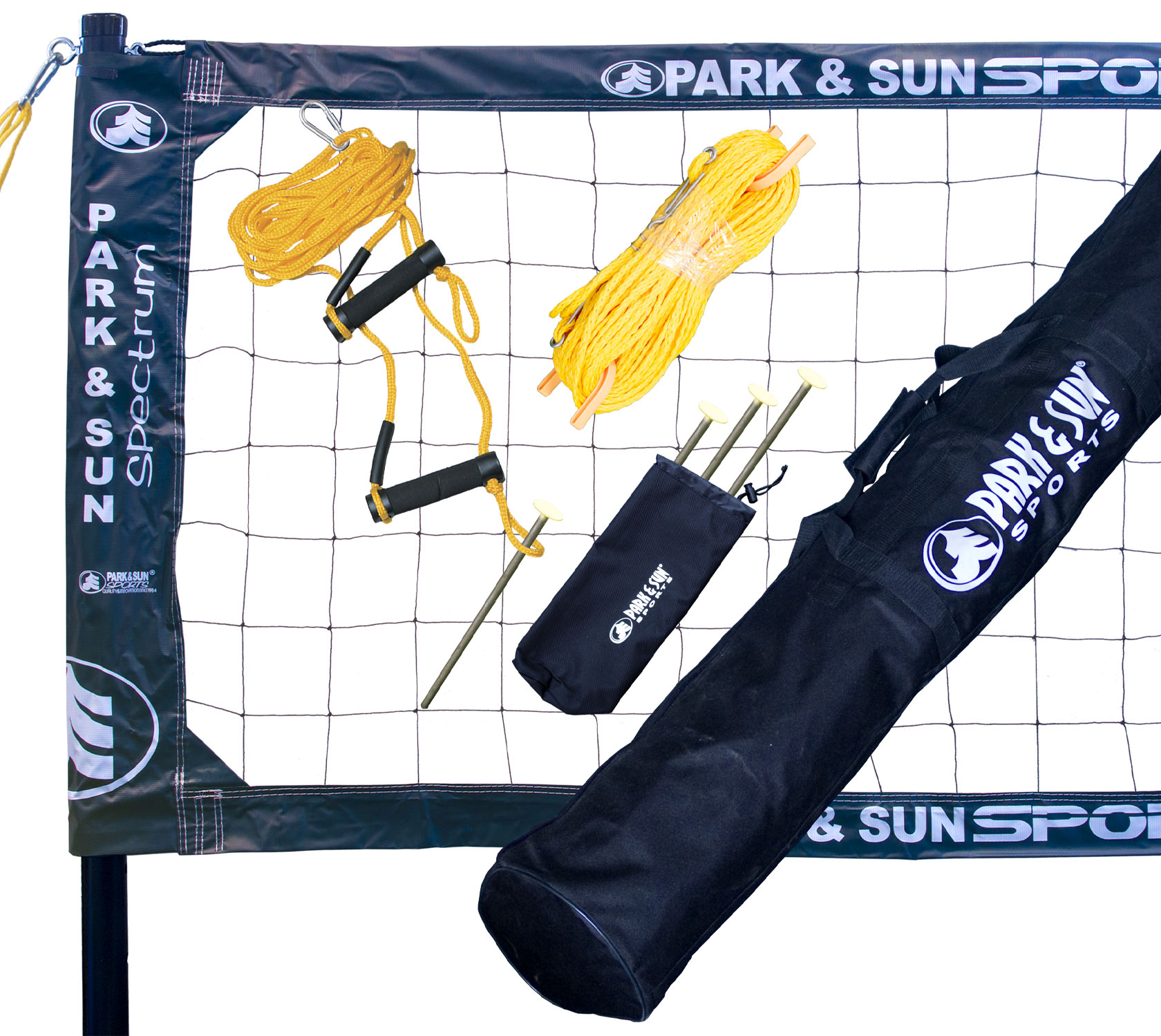 Best Rated Outdoor grass and beach Spectrum Classic Portable Volleyball