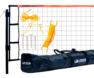 Park and Sun Sports Orange Tournament Flex Volleyball Net System