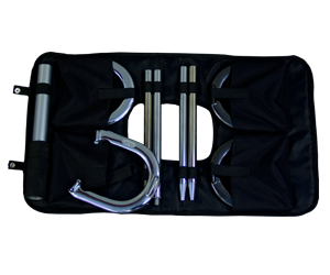 Park and Sun Sports - Pro Horseshoes Set open case