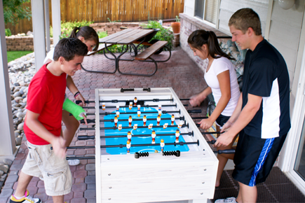 Park and Sun Sports - Outdoor Game Table Series - Blue Sky Soccer Tables