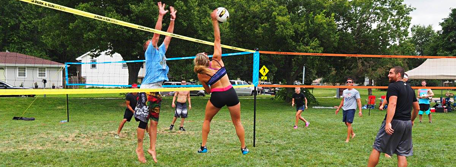 Triball Three way volleyball