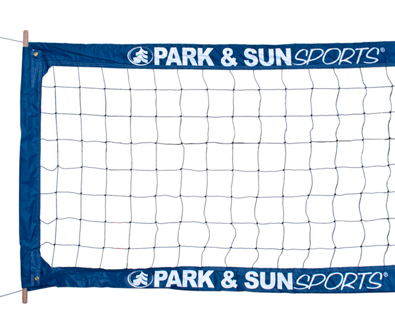 Park and Sports Blue Professional Outdoor Steel Cable Volleyball Net