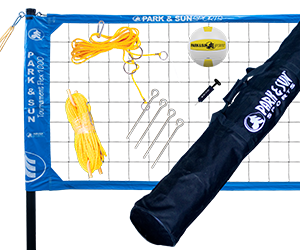 Park and Sun Sports TS-FLEX-1000 Blue Volleyball Net System