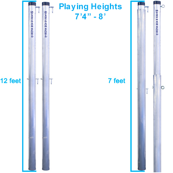 professional grade outdoor volleyball poles