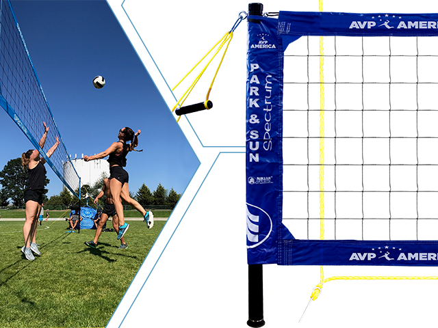 Park and Sun Sports Official Partner with AVP America and AVP Grass Volleyball, Outdoor, & Sport