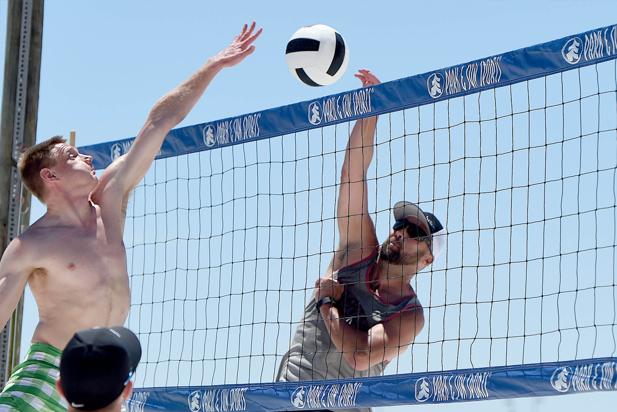 Blue BC-400 Professional Outdoor Beach Volleyball Net