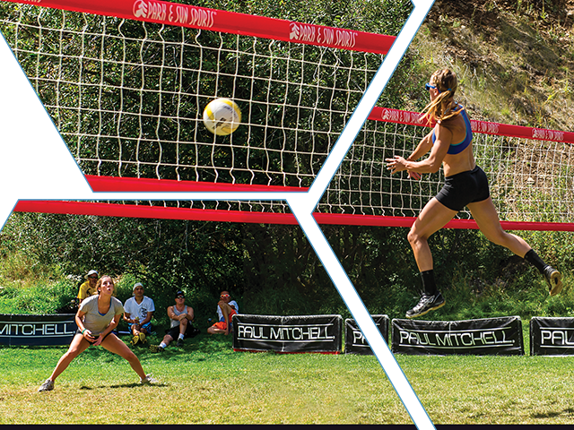 Portable Spectrum Classic volleyball net system