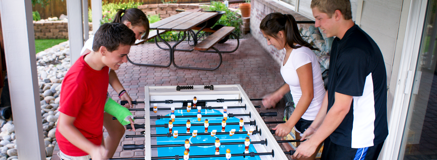 Inside or outside Game Room Soccer table