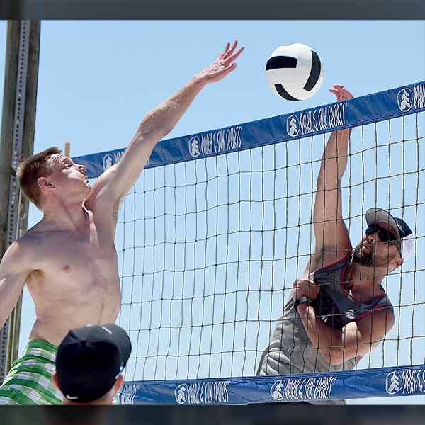 BC-400 Men's sand volleyball net at FUDS Fort Walton Beach