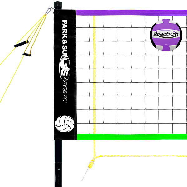 New Spiker SL portable outdoor volleyball set