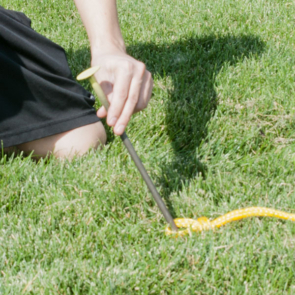 volleyball ground stake for grass surfaces