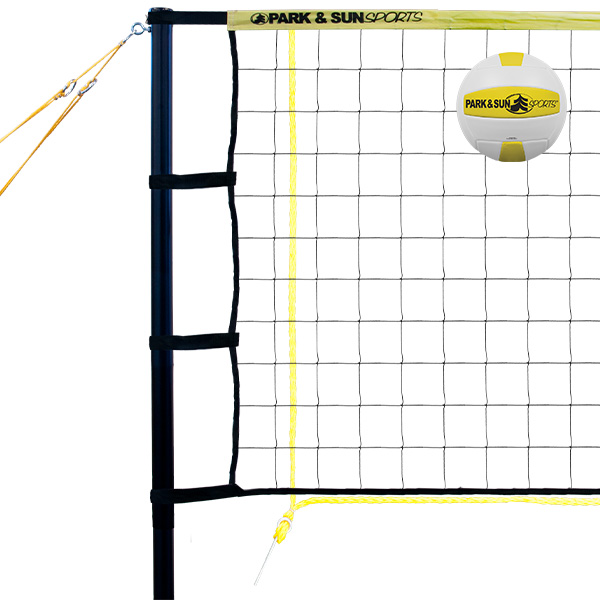 Yellow Volley Flex Portable Volleyball Set