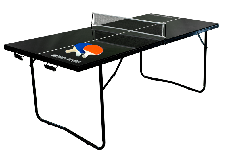Complete Folding 81 inch wide Table Tennis, includes 2 paddles and
